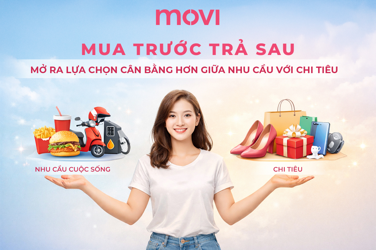 MUA TRƯỚC TRẢ SAU MỞ RA LỰA CHỌN CÂN BẰNG HƠN GIỮA NHU CẦU VỚI CHI TIÊU 